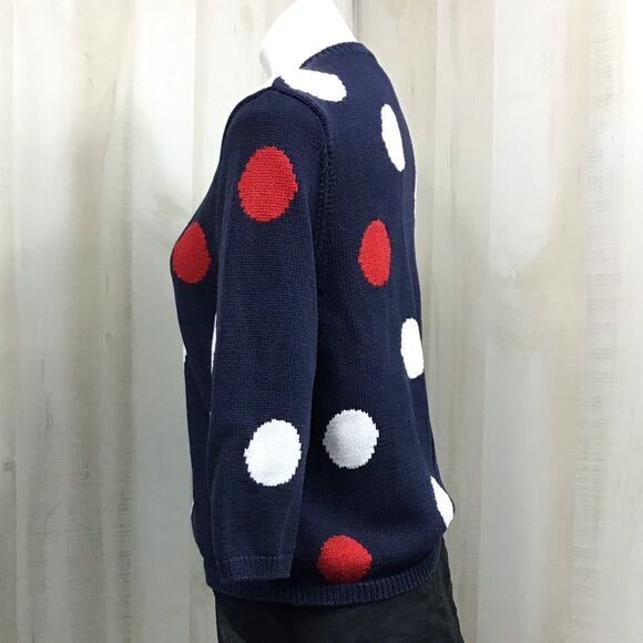 Pendleton Vintage CrewNeck Button Down 3/4 Sleeve Sweater Size Large - Picture 2 of 6